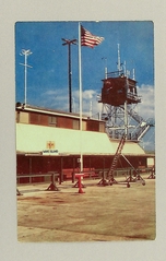 Image: postcard: Wake Island, terminal building