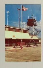 Image: postcard: Pan American Airways, Wake Island, terminal building