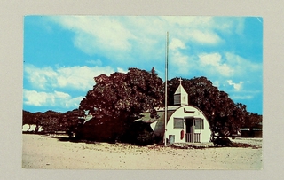 Image: postcard: Wake Island, chapel