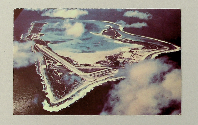 Image: postcard: Wake Island, aerial image