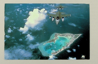 Image: postcard: Wake Island, aerial image