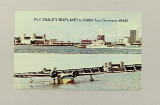 Image: postcard: Chalk’s International Airlines