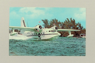 Image: postcard: Chalk’s International Airlines, Grumman G-73 Mallard