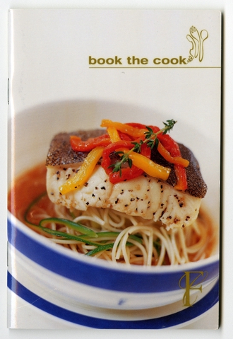 Menu: Singapore Airlines, first class, “Book the cook”
