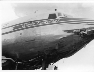 Image: photograph: Pan American World Airways, Douglas DC-4 Clipper Lightfoot