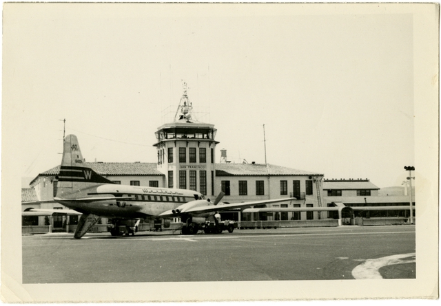 Photograph: San Francisco Airport, Western Air Lines Convair CV-240