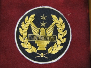 Image: flight officer cap badge: Continental Air Lines