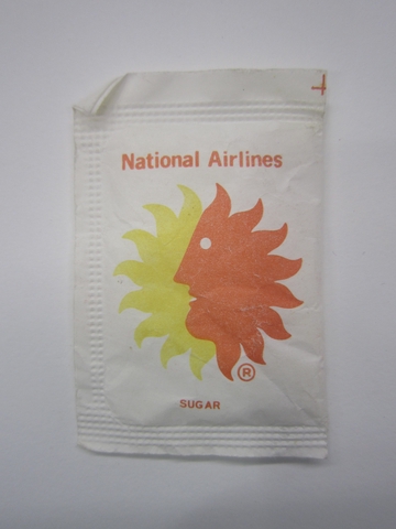 Sugar packet: National Airlines