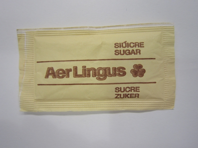 Sugar packet: Aer Lingus