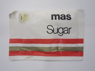 Image: sugar packet: MAS Kargo (Malaysia Airlines)