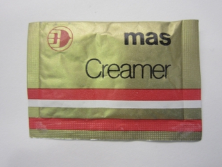 Image: creamer packet: MAS Kargo (Malaysia Airlines)