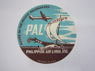 Image: coaster: Philippine Airlines