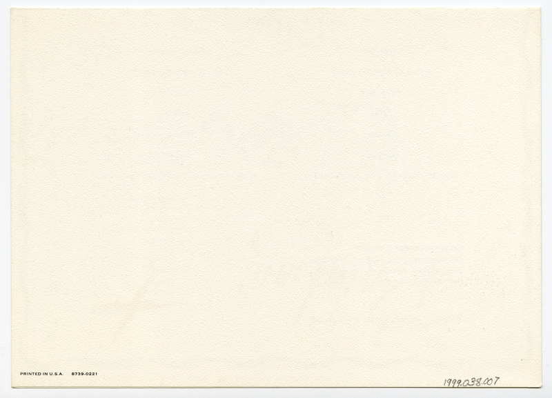 Image: menu: Pan American World Airways, Rainbow (economy) class