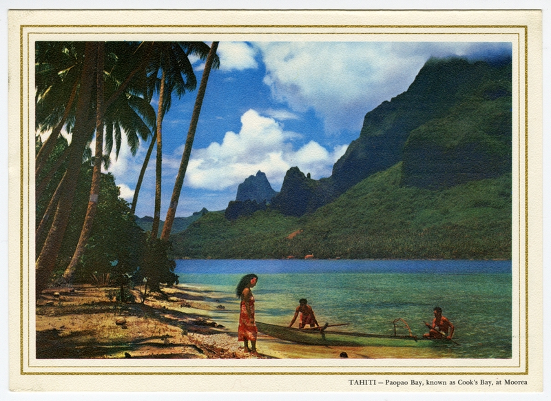 Image: menu: Pan American World Airways, Rainbow (economy) class