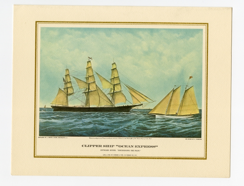 Image: menu cover: Pan American World Airways