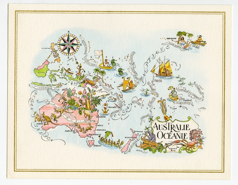 Image: menu: Pan American World Airways