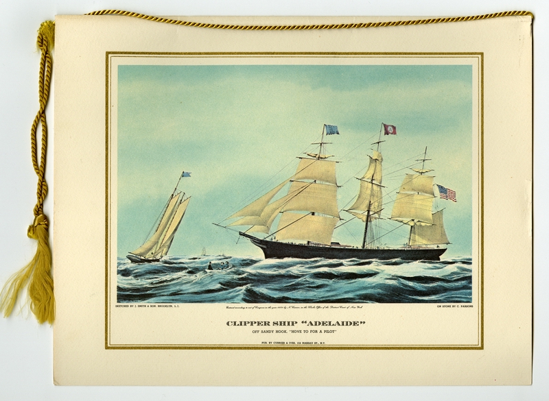 Image: menu cover: Pan American World Airways