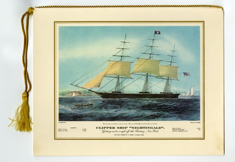 Image: menu cover: Pan American World Airways