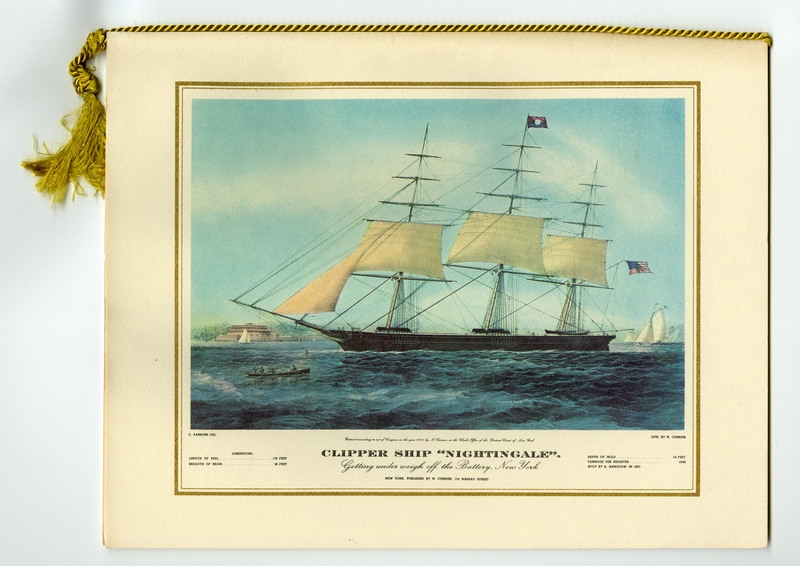 Image: menu: Pan American World Airways, President (first) class