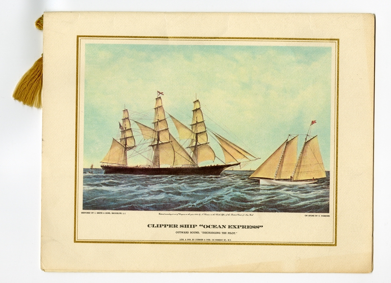 Image: menu: Pan American World Airways, President (first) class