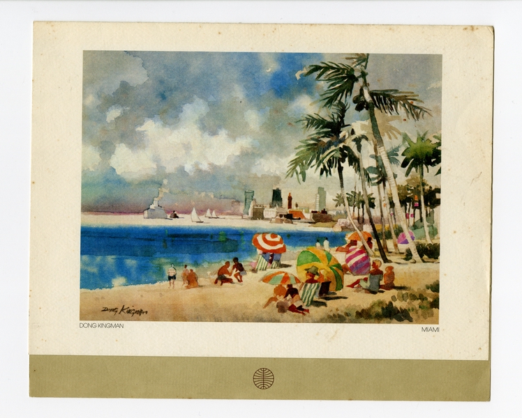 Image: menu: Pan American World Airways