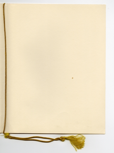 Image: menu cover: Pan American World Airways