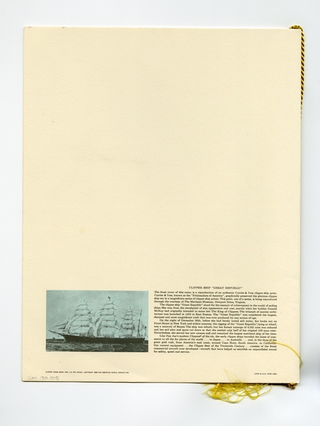 Image: menu: Pan American World Airways, President (first) class