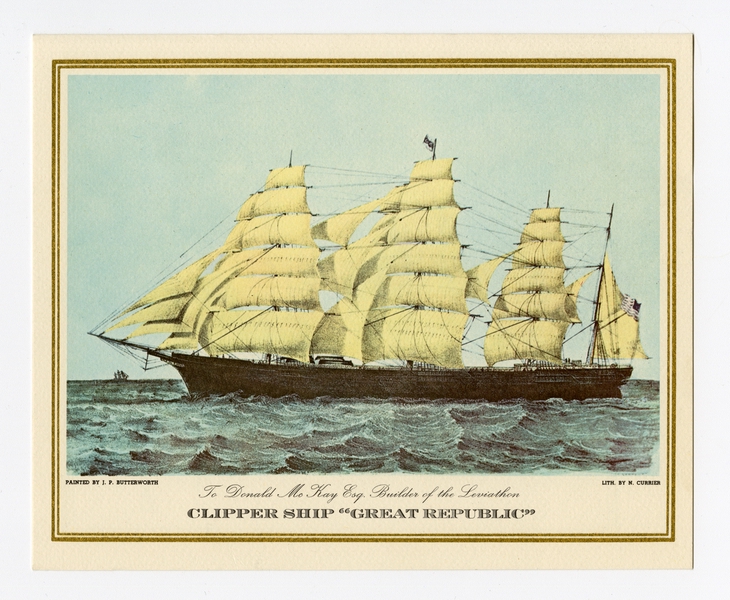 Image: menu: Pan American World Airways, President (first) class