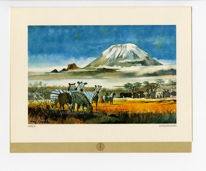 Image: menu: Pan American World Airways