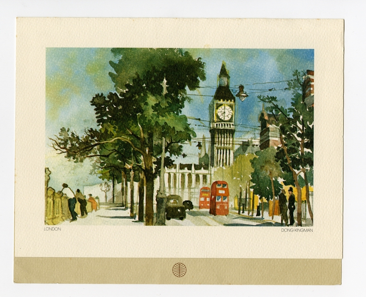 Image: menu: Pan American World Airways