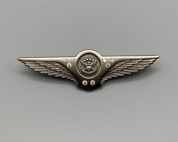 Vintage United Airlines Flight Attendant 5 Diamonds Anniversary Service Wings 2024