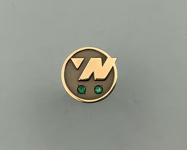 Service pin: Northwest Airlines, 10 years