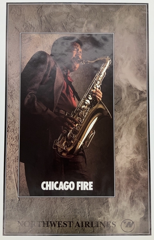 Poster: Northwest Airlines, Chicago