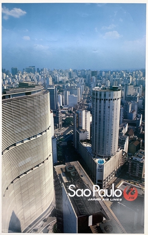 Poster: Japan Air Lines, Sao Paulo