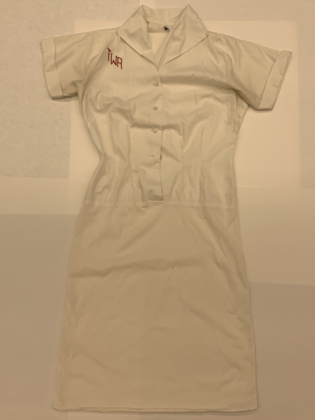 Image: air hostess blouse-slip: TWA (Trans World Airlines)