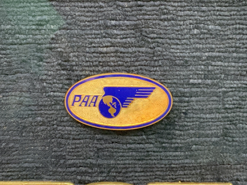 Image: flight officer cap badge: Pan American Airways