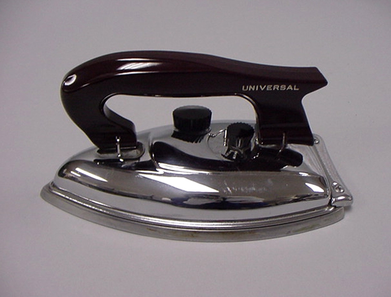 Image: stewardess travel steam iron: Landers, Frary & Clarke