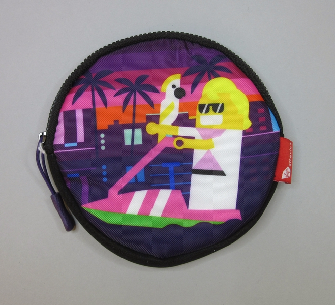 Image: amenity kit: Virgin America, first class, Fort Lauderdale