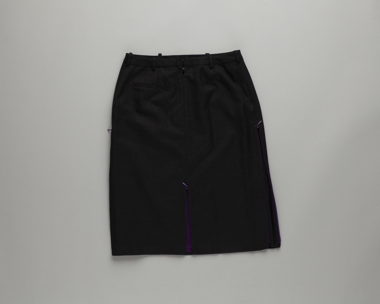 Image: flight attendant skirt: Virgin America