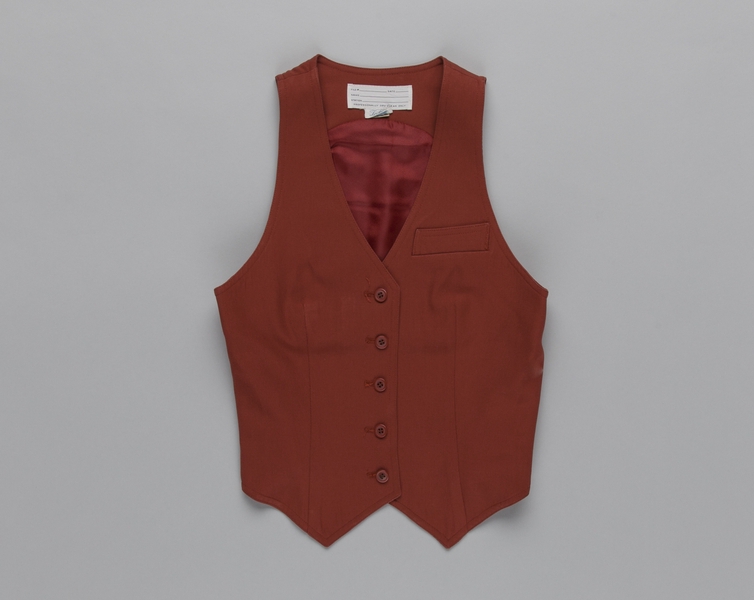 Image: flight attendant vest: United Airlines