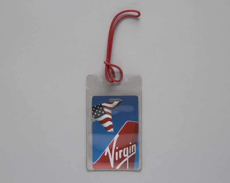 Image: crew luggage tag: Virgin America