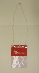 Image: lanyard and badge holder: Virgin America