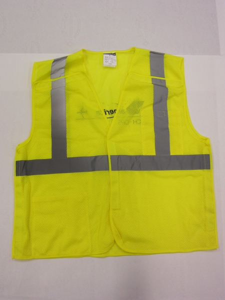 Image: safety vest: Virgin America
