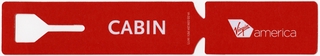 Image: baggage handling tag: Virgin America