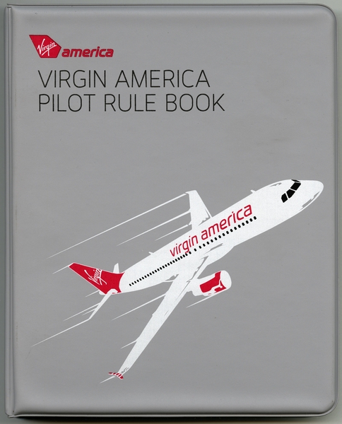 Image: manual binder: Virgin America