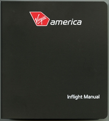 Image: manual binder: Virgin America