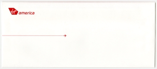 Image: stationery envelope: Virgin America