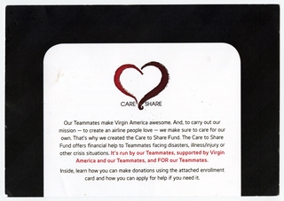Image: employee payroll deduction form: Virgin America