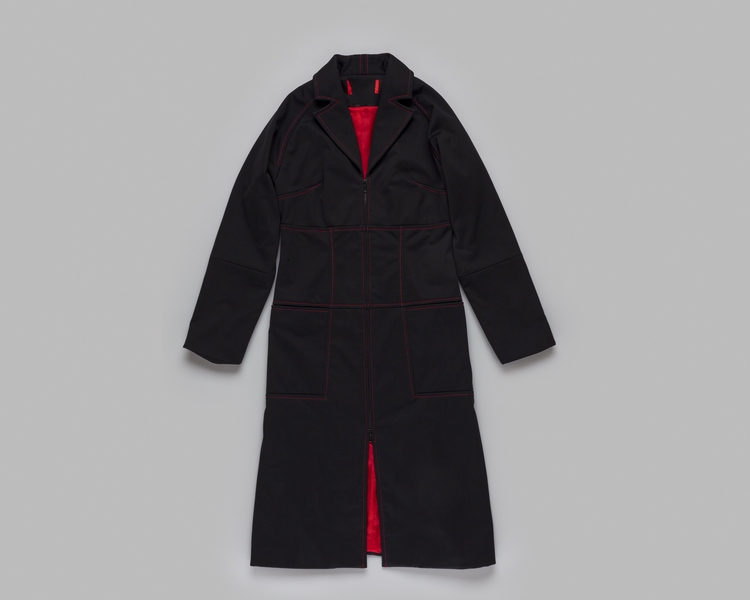 Image: flight attendant coat: Virgin America