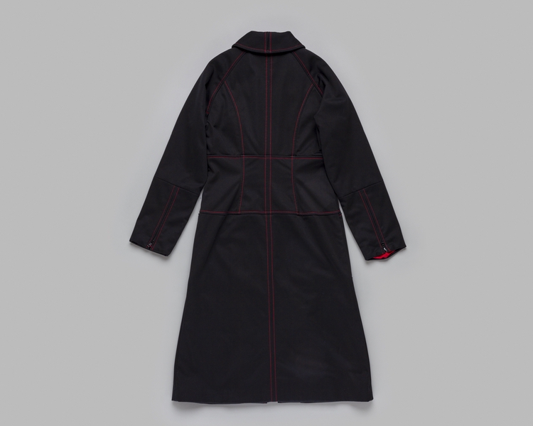 Image: flight attendant coat: Virgin America